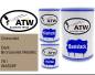 Preview: Chevrolet, Dark Bronzemist Metallic, 76 / WA529F: 500ml Lackdose + 500ml Klarlack + 250ml Härter - Set, von ATW Autoteile West.